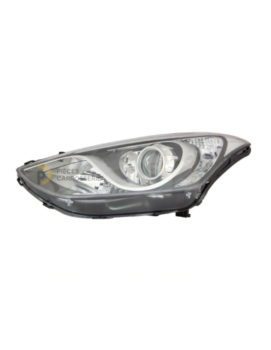 Phare gauche électrique H7+H7+H7 Chrome pour Hyundai i30 II