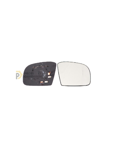 Glace rétroviseur droit chauffant Mercedes W164 Classe M 06/05-09/08