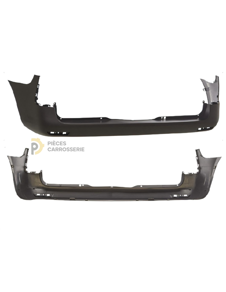 Pare-chocs arrière gris Chassis court MERCEDES W447 Vito III