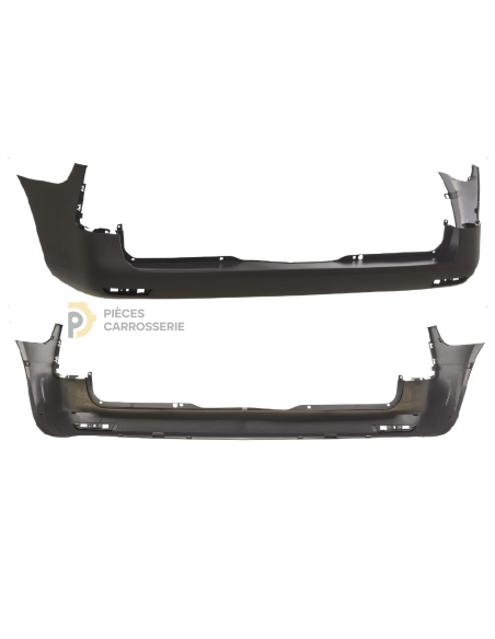 Pare-chocs arrière gris Chassis court MERCEDES W447 Vito III