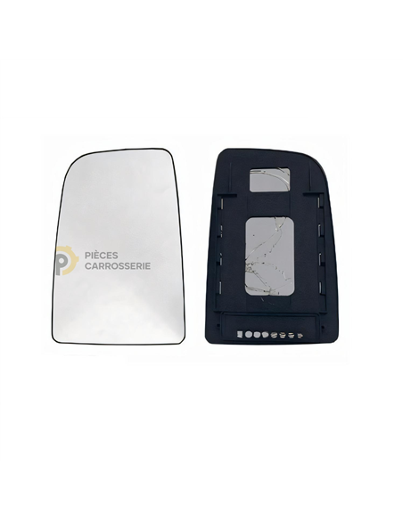 Glace rétroviseur gauche carré pour MERCEDES Sprinter W900/W906