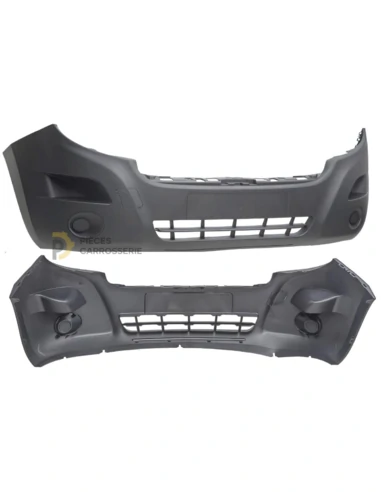 Pare-chocs avant noir NISSAN NV400 depuis 10/2011 - Compatible