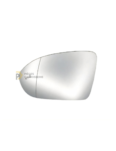 Glace rétroviseur gauche chauffante Opel Astra K grand angle