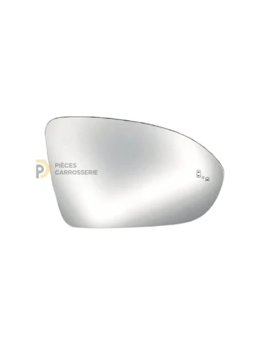 Glace support rétroviseur droit chauffant OPEL INSIGNIA II