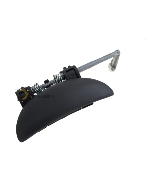 Poignée avant gauche noire Peugeot 206 09/98-02/09 texturée