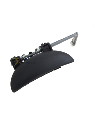 Poignée avant gauche noire Peugeot 206 09/98-02/09 texturée