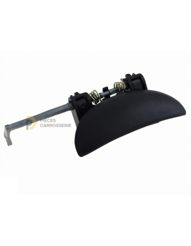 Poignée avant droite noire texturée PEUGEOT 206 (1998-2009)