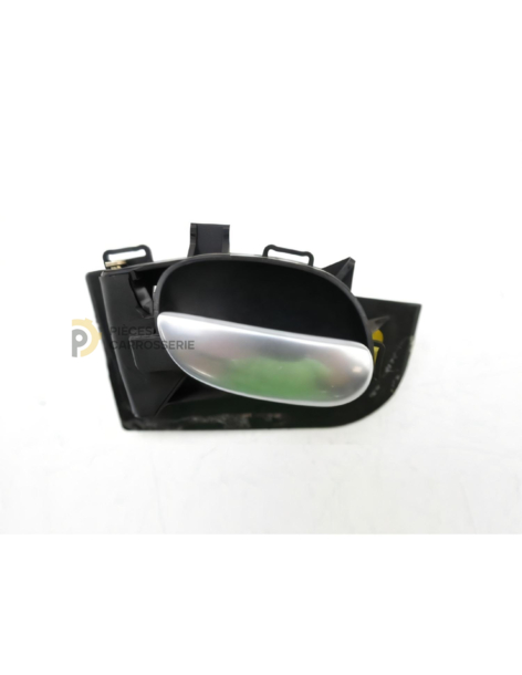 Poignée intérieure gauche PEUGEOT 206 argent/noire 98-09