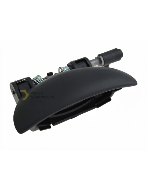 Poignée arrière gauche noire texturisée PEUGEOT 206 (1998-2009)