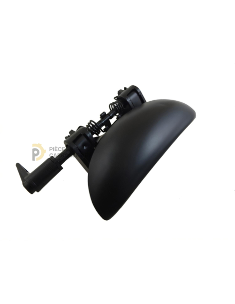 Poignée arrière gauche noire lisse pour PEUGEOT 206 (98-09)