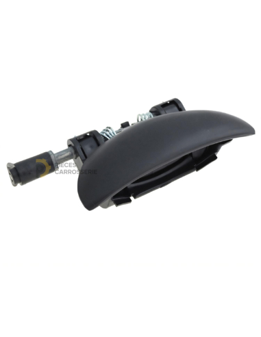 Poignée arrière droite noire texturée PEUGEOT 206 (98-09)