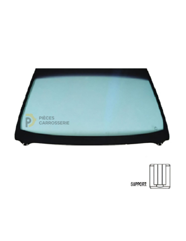 Pare-brise teinté vert PEUGEOT 206 et 206 Plus, 09/98-02/09