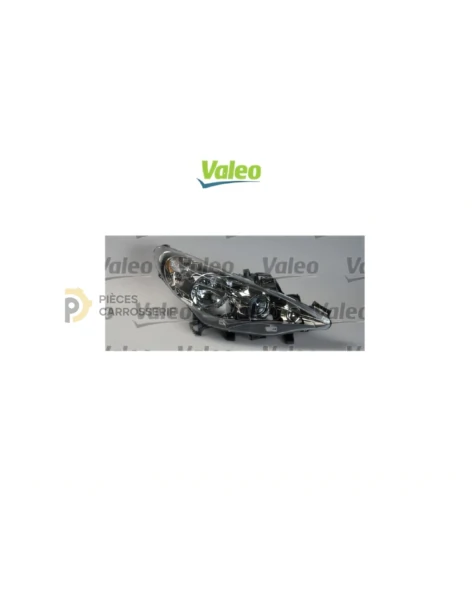 Phare gauche H7+H1+H7 [Noir] [Valeo] PEUGEOT 207 (07/09-06/13)