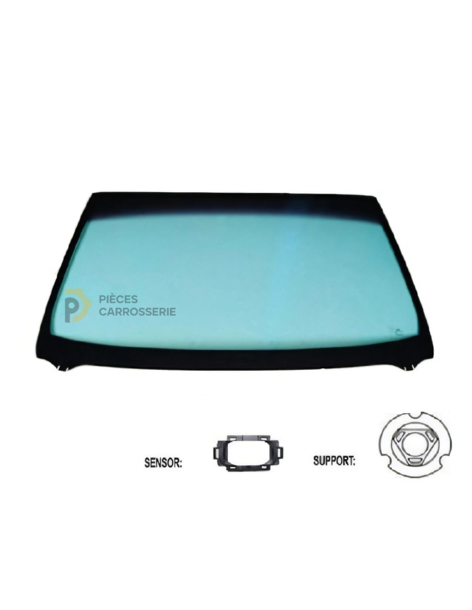 Pare-brise teinté vert acoustique pour PEUGEOT 3008 I