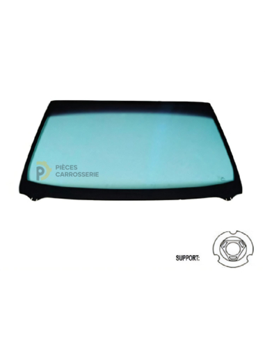 Pare-brise teinté vert acoustique pour PEUGEOT 3008 I Phase 2