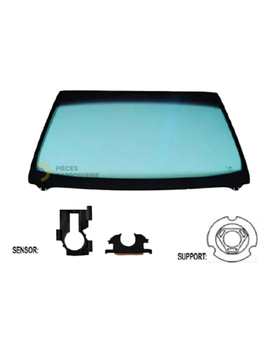 Pare-brise teinté vert athermique pour PEUGEOT 308 II 2013-2017