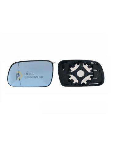 Glace bleue rétroviseur gauche PEUGEOT 407 phase 1 04/2004-06/2008