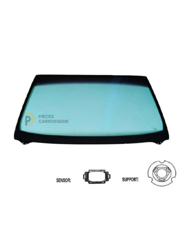 Pare-brise teinté vert athermique PEUGEOT 5008 I (09/2009-10/2013)