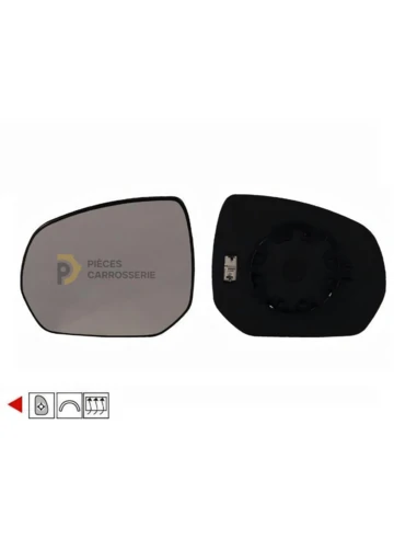 Glace rétroviseur gauche chauffant PEUGEOT 5008 I 2013-2017