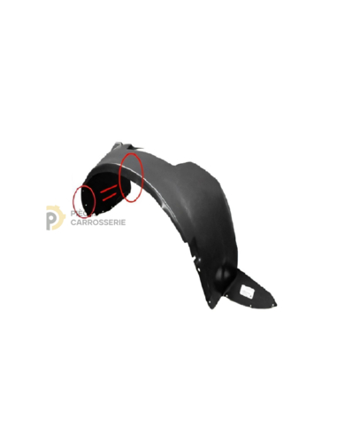 Pare-boue aile avant droit PEUGEOT BIPPER Fourgon/Tepee 2008+