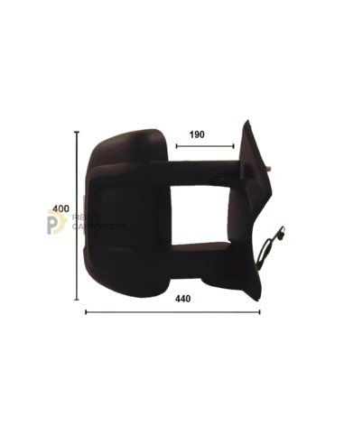 Rétroviseur droit électrique chauffant PEUGEOT BOXER II/III