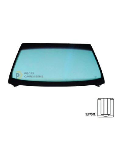 Pare-brise teinté vert PEUGEOT EXPERT II contrôle solaire 2007-2016