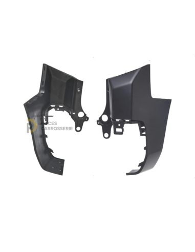 Crosse pare-chocs arrière droite noire PEUGEOT PARTNER III