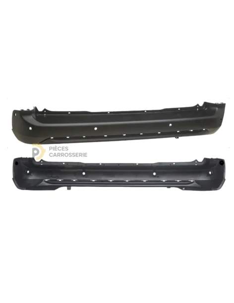 Pare-chocs arrière noir + 6 capteurs PEUGEOT PARTNER III