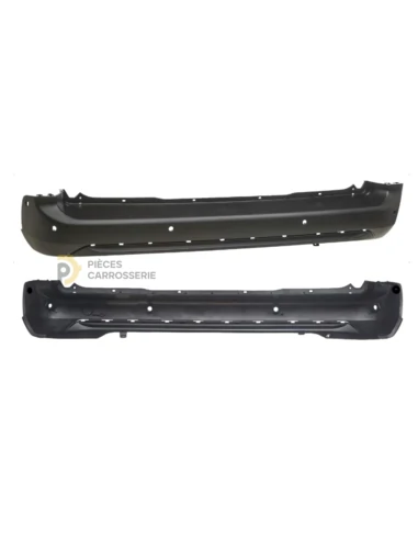 Pare-chocs arrière noir + 6 capteurs PEUGEOT RIFTER/ PARTNER