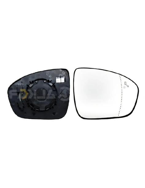 Glace chauffante rétroviseur droit grand angle RENAULT CAPTUR II