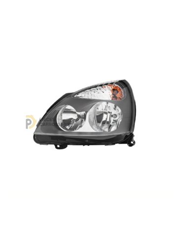 Phare gauche H1+H7 [Gris] Hella pour RENAULT CLIO campus I