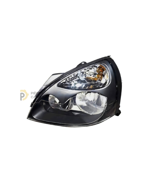 Phare gauche H1+H7 Noir pour Renault Clio Campus I 07/06-06/09