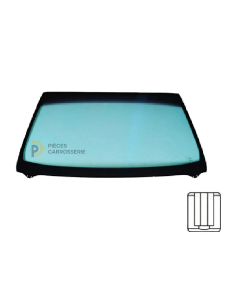 Pare-brise teinté vert RENAULT MASCOTT 2004-2010 - Compatible