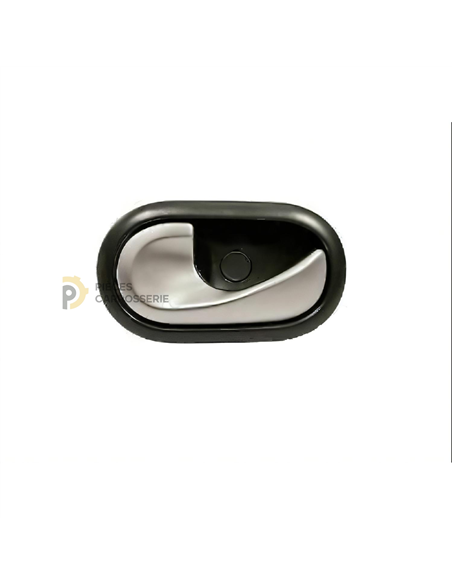 Poignée intérieure levier argent RENAULT MEGANE II et SCENIC II