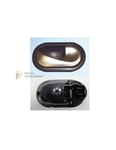 Poignée intérieure Chrome Renault Megane II (06-09)