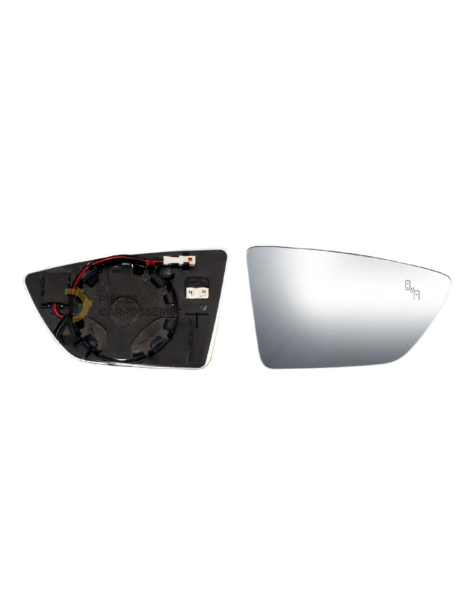 Glace chauffante rétroviseur droit BSD SEAT ARONA 09/2017-05/2021