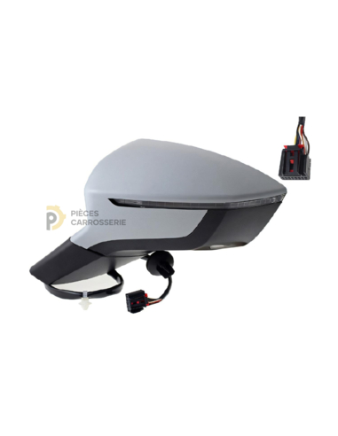 Rétroviseur gauche électrique chauffant SEAT ATECA à peindre