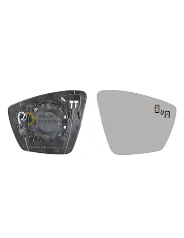 Glace rétroviseur chauffante électrochrome Skoda Karoq droite