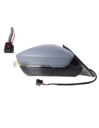 Rétroviseur droit électrique chauffant à peindre SKODA KODIAQ