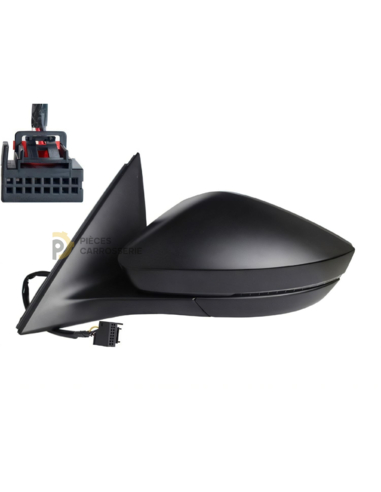 Rétroviseur gauche électrique chauffant à peindre SKODA SCALA III