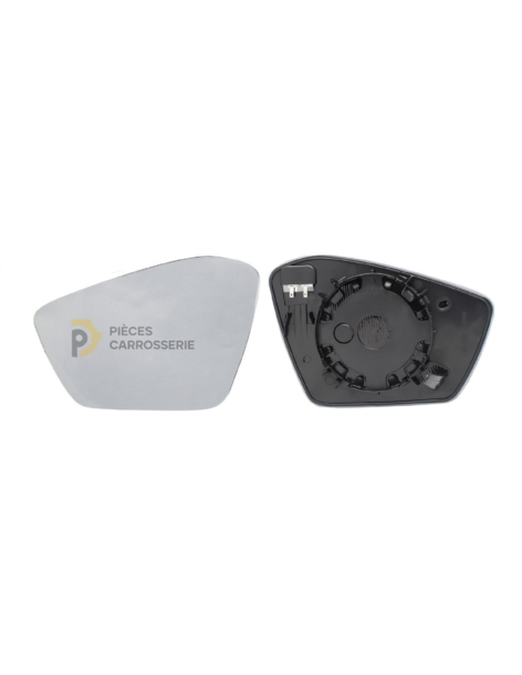 Glace rétroviseur gauche chauffant SKODA SCALA III (2019+)