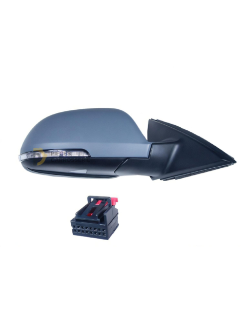 Rétroviseur droit électrique chauffant à peindre pour SKODA