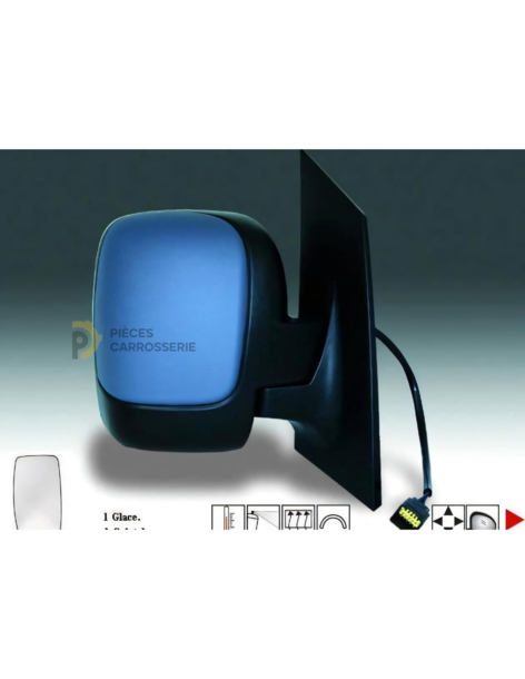 Rétroviseur droit électrique chauffant à peindre TOYOTA PROACE I