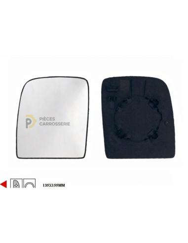 Glace support rétroviseur gauche supérieure TOYOTA PROACE I