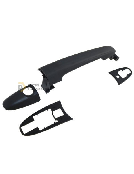 Poignée avant gauche noire pour Volkswagen Crafter I 2006-2011