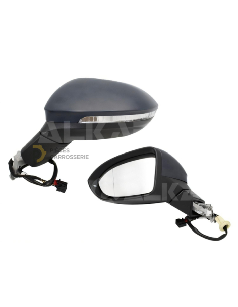 Rétroviseur gauche électrique chauffant Volkswagen Golf 8 - Feu