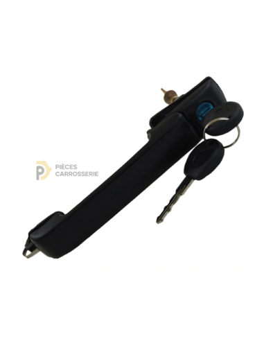 Poignée avant réversible noire pour Volkswagen Jetta III 