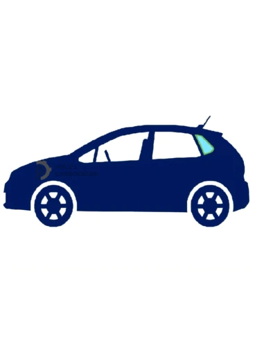 Vitre latérale fixe arrière gauche teintée VW Polo V 3/5p