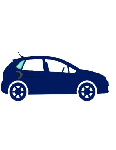 Vitre latérale fixe arrière droite teintée pour VW Polo V 3/5P