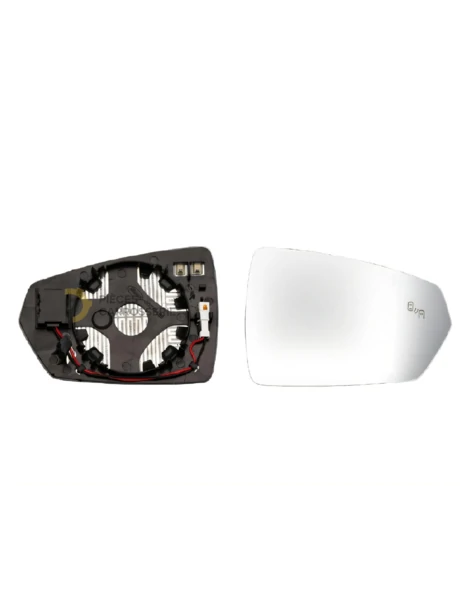 Glace chauffante rétroviseur droit pour Volkswagen Polo VI AW